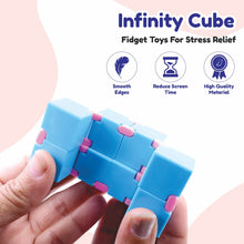 Infinity Cube Fidget Toy Stress Relief Hand Puzzle for Kids & Adults 1 Pc