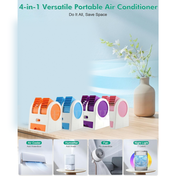 Dual Bladeless Mini Air Conditioner