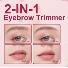 Mini Electric Eyebrow & Facial Hair Trimmer - (Set)